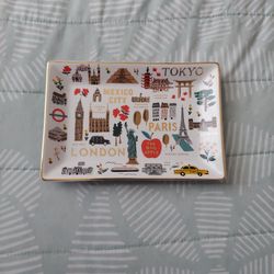 Rifle & Co "City Maps" Porcelain Trinket Dish