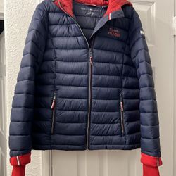 Tommy Hilfiger women's quilted jacket, light weight hooded winter jacket