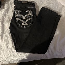 Black Designed Pants