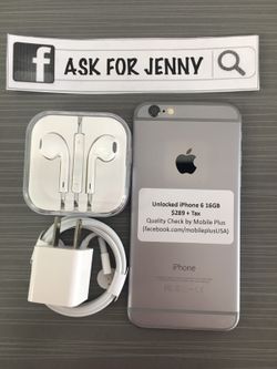 🚨🚨FACTORY unlock iphone 6 16gb