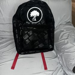 dope As Yola, push Trees, Red And Black Backpack