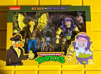 NECA TMNT Ace Duck and Mutagen Man, NEW!