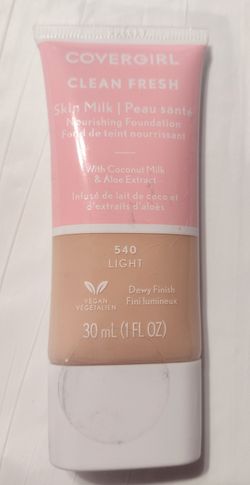 “NEW CoverGirl Clean Fresh Skin Milk Foundation 540 Light – Bundle Options Available”