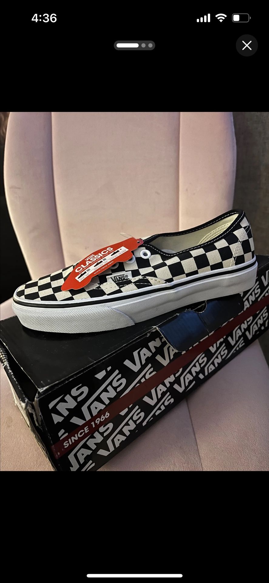 Authentic Vans Size 4.5