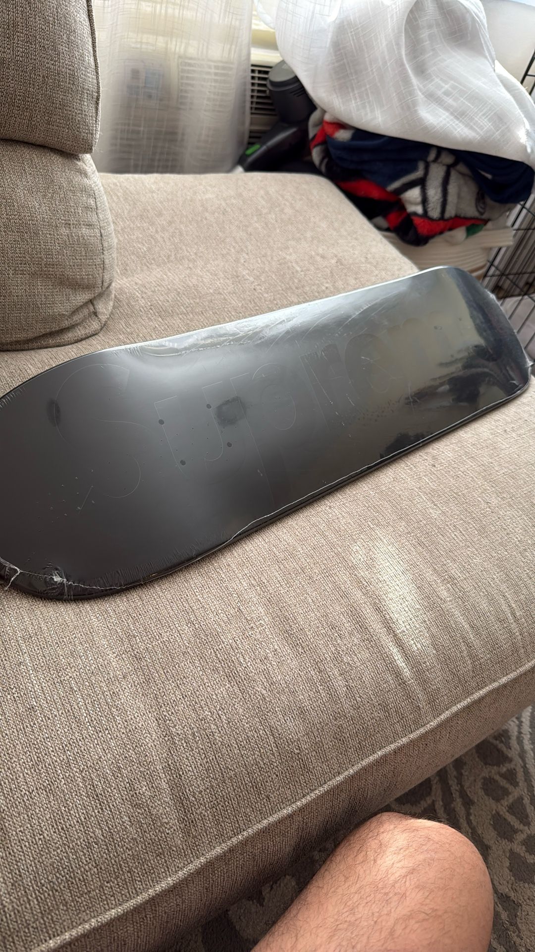 Supreme Black Tonal Box Logo