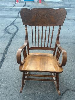 Oak rocking chair