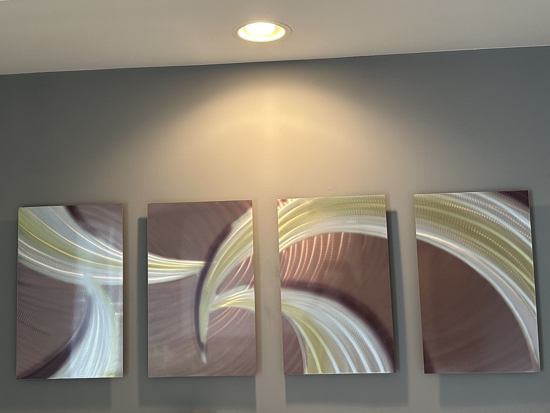 4-piece Metal Wall Art