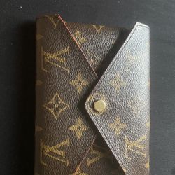 Louis Vuitton Monogram Envelope Car Holder Red Interior 