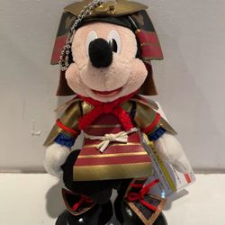 Samurai Mickey Mouse Mini Plush From Tokyo Disney