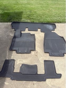 2022-2024 Nissan Pathfinder OEM All-Weather Floor Mats & Cargo Liner Set