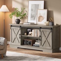 Barn Door Entertainment Center