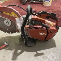 Hilti Gas Saw And 2 Chipping Guns 