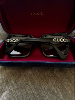 Designer sunglasses, with case