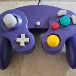 GameCube Controller - Purple - Nintendo Wii Joystick