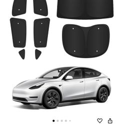 8 Piece Window Sunshades For Tesla Model Y (2020-2025)