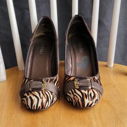 Vaneli Leopard Print Heels
