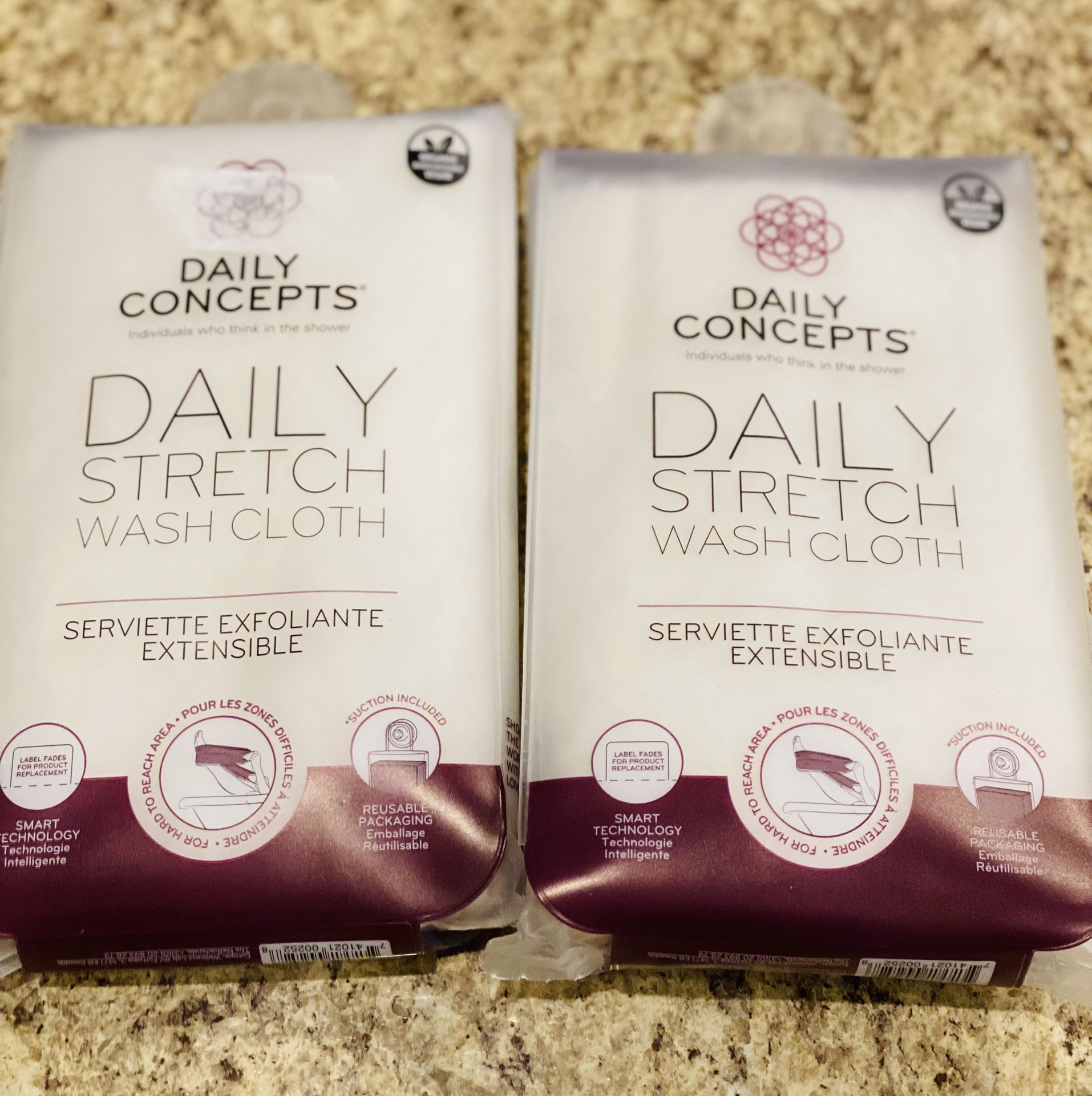(2) Daily Concepts, Daily Stretch Wash Cloth