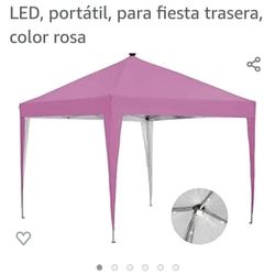 Pink Canopy 10 Ft X 10 Ft