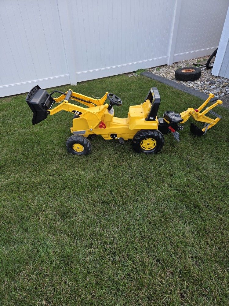 Cat Pedal Loader Backhoe