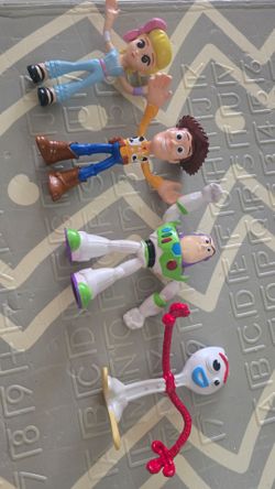 Toy story bendable figurines