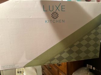 Large Cast Aluminum Oven Tray w/Silicone Mat