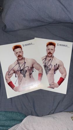 Autographed sheamus picture