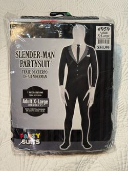 Adult Slender-Man Partysuit Costume