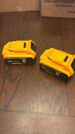 DeWalt 20V Max 8Ah Lithium-Ion Batteries (2-Pack)