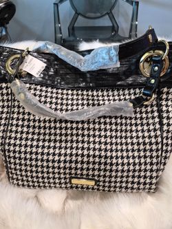 Steve Madden houndstooth bag