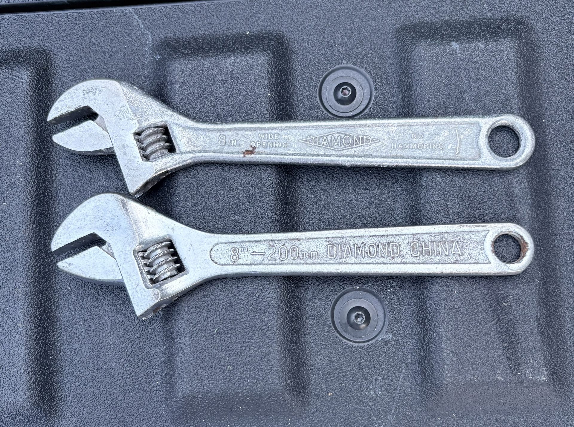 Two 8” Crescent Wrenches