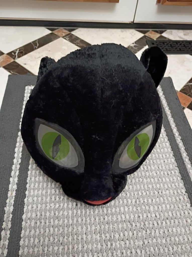 Black Cat Halloween Costume Head