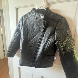 Kids Faux Leather Jacket 