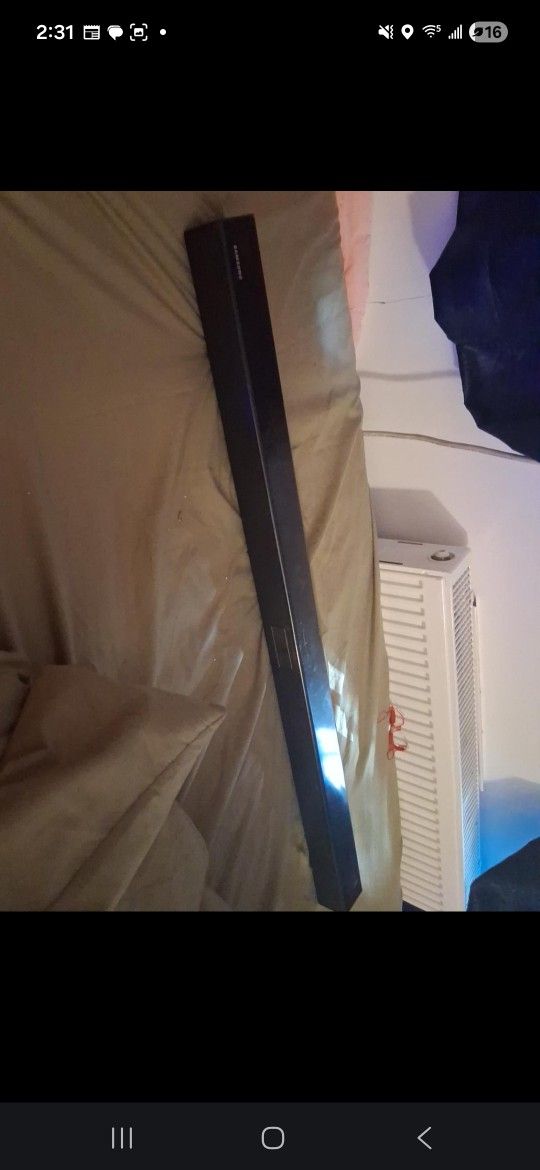 Samsung Sound Bar And Subwoofer 