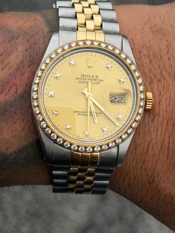 Rolex datejust 36mm 2tome