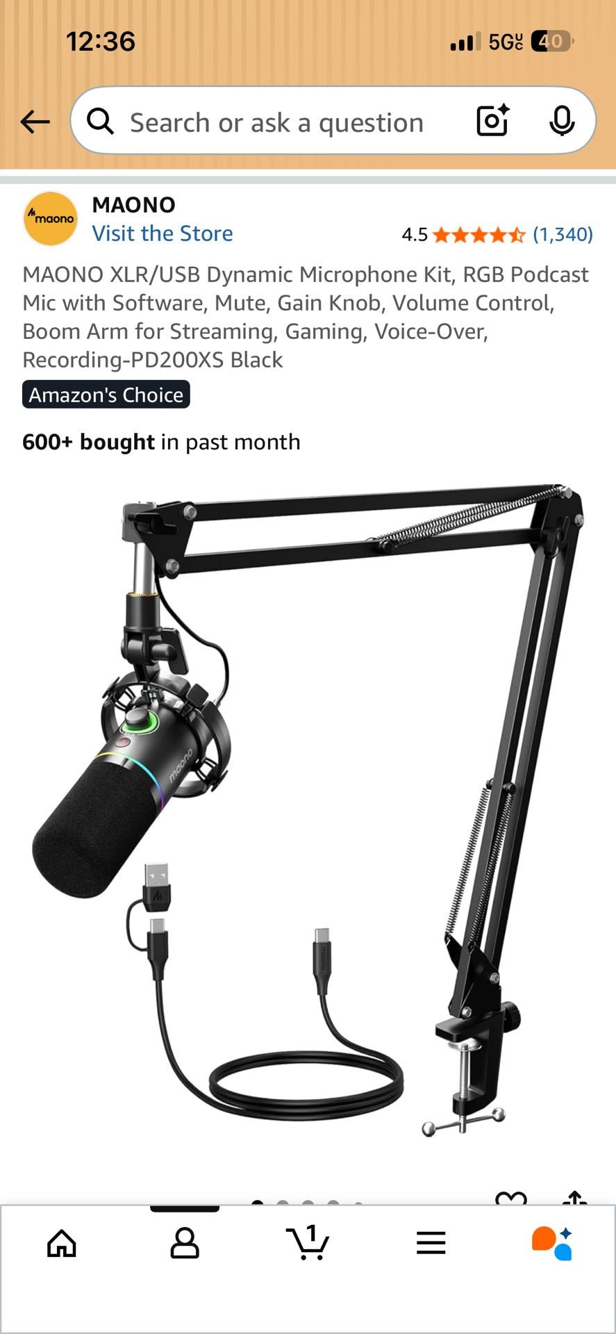 Maono Microphone And Audio Mixer