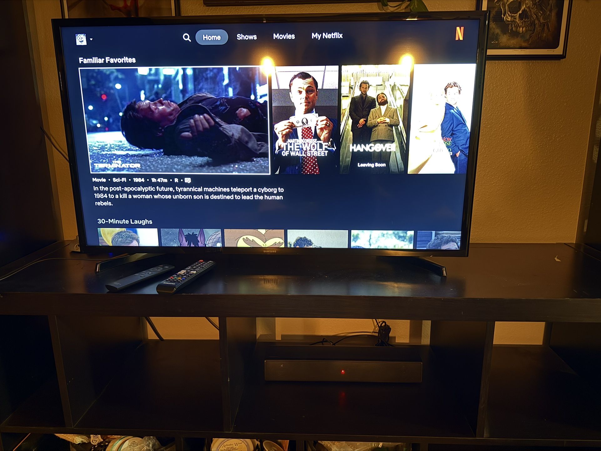 40” Samsung Smart TV & Soundbar