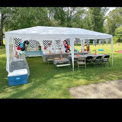 Huge King Size 4 Pack Of 10x20 Tents For 600 Or 175ea. New Event Shelter Church.Revival.Rehearsal. Strong. Stabilized.👀Beware of cheap quality tents