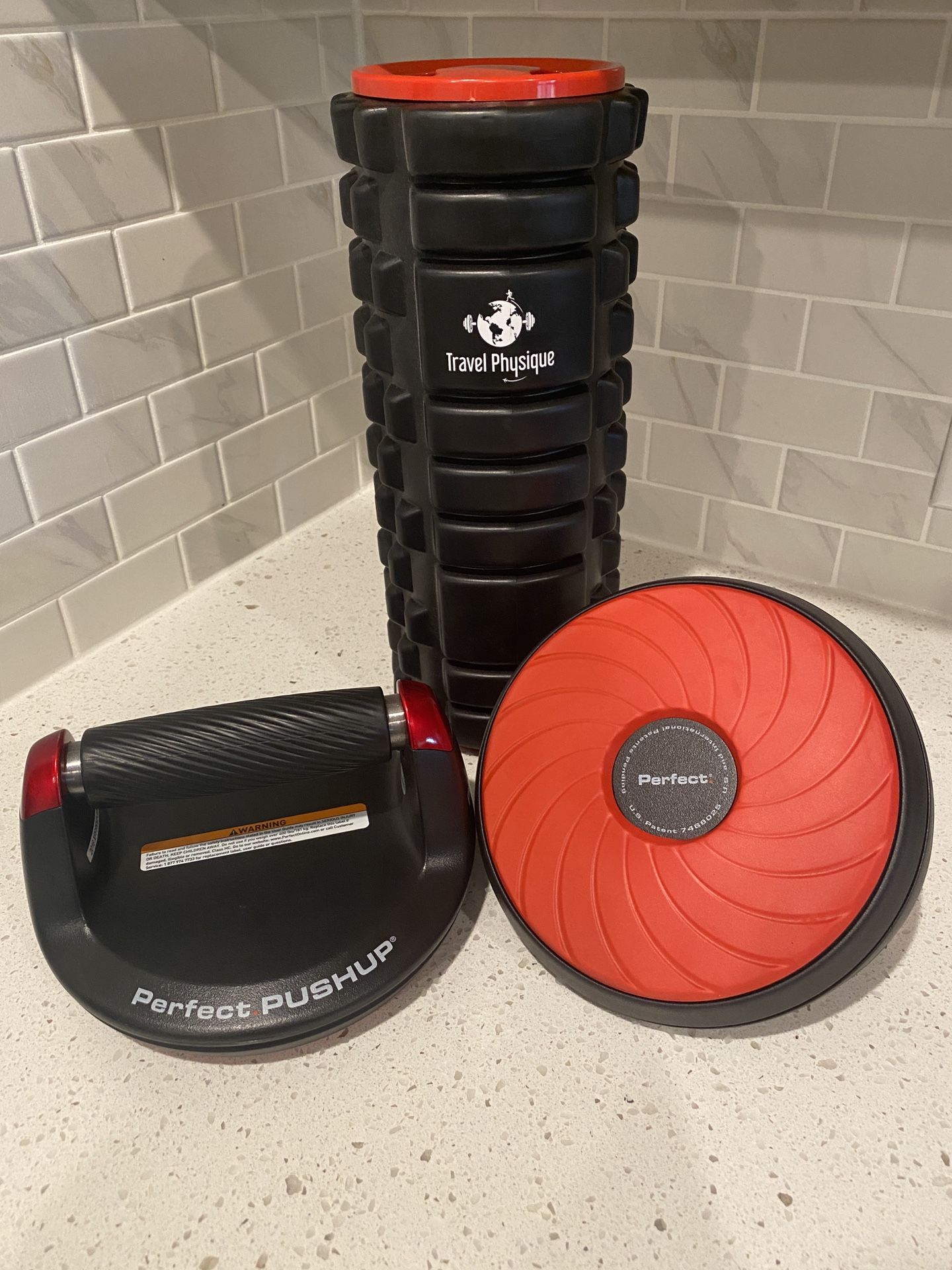 Perfect Pushup Set & Foam Roller (Used)