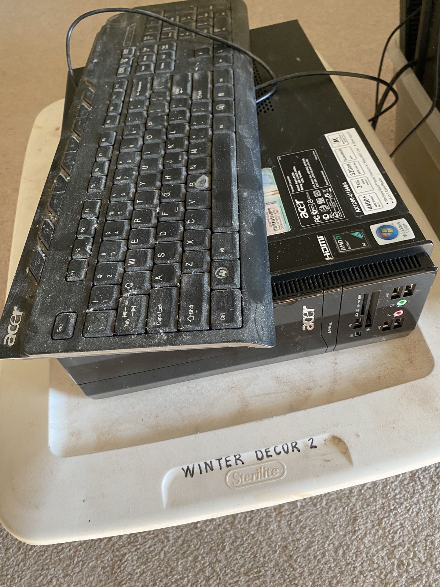 Computer and gear 