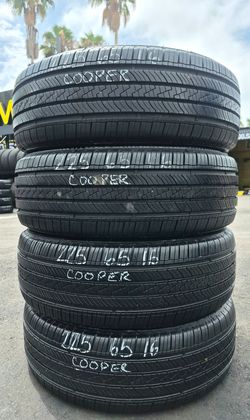 SET OF 4 COOPER P225/65R16 $250