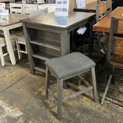 Counter Height Dining Set Including 2 Stools In Stock 