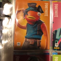 Rare Fortnite FishStick Card