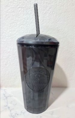 NEW Starbucks Iridescent Black Pearl Marbled Tumbler
