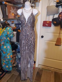 Spectacular sequin gown ( new)  size S  $22