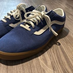 Royal Blue Vans Shoe