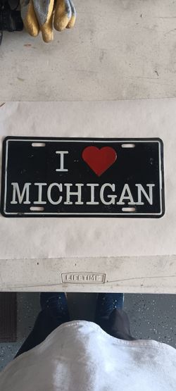 License Plate ,MICHIGAN