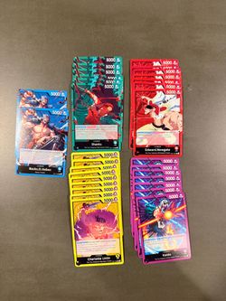 One piece leader cards