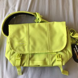 Timbuk2 Micro Classic Messenger Bag Yellow Sulphur Canvas Size
