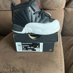 Jordan 12 Black/White TD 7c