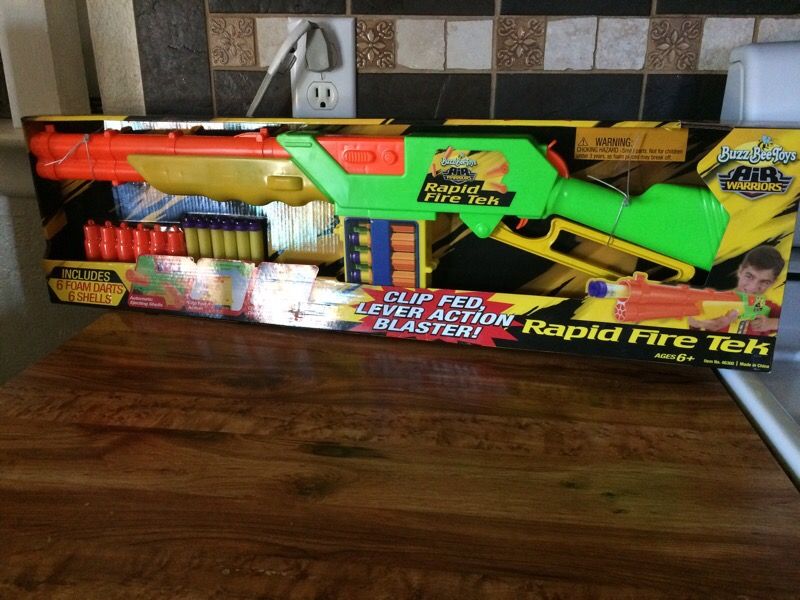 Buzz Bee Toys Air Warriors Rapid Fire Tek